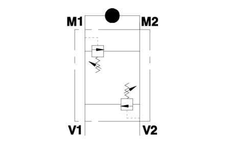 V0503 Клапан для гидромотора VAU OM 1/2’’ WSC (50-200 BAR)