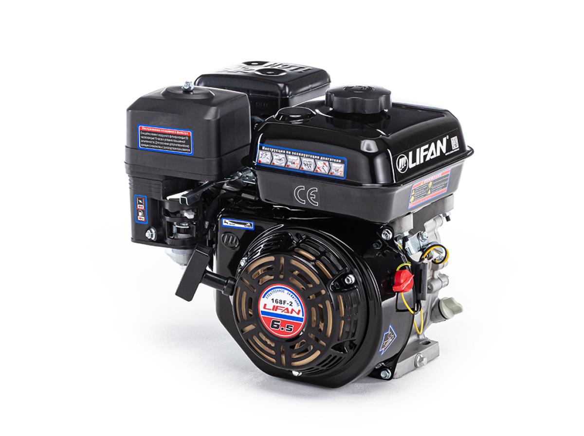 Двигатель 168F-2 (6.5 л.с., вал 20мм)