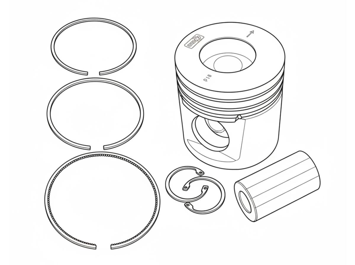Комплект прокладок нижний Perkins T403046 (оригинал) Комплект прокладок нижний Perkins T403046 (оригинал)