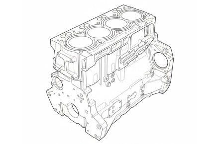 Прокладка корпуса шестерен Perkins 3681P053 (оригинал)